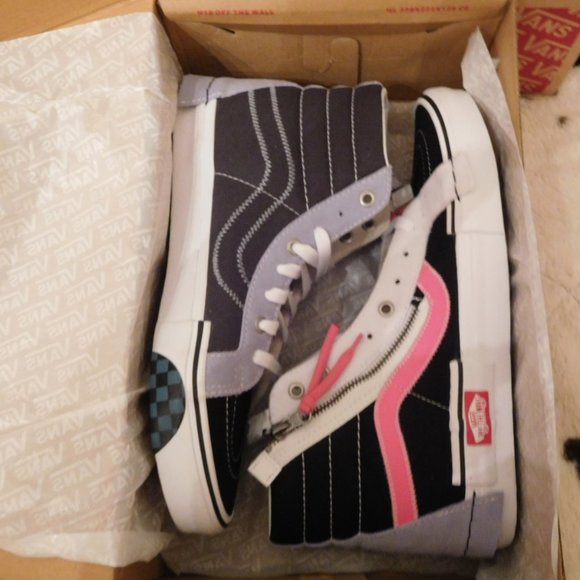 Vans Reissue Sk8-Hi Cap Black/Azalea Pink - Picture 6 of 8